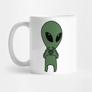 Love Alien - We come in peace Mug